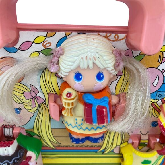 Dolly Pops Birthday Party Carry Scene Full Set Knickerbocker 1979 Minor Flaws - Picture 2 of 13
